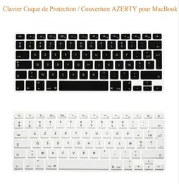 UKEU Clavier AZERTY Copertura Della Tastiera Del Silicone Della Pelle per MacBook Pro Air Retina 13039039 pollici A1342 A1369 A1466 A1278 A1425 A154182960