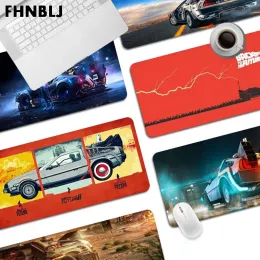 Pads Back To The Future Lockedge Gaming Laptop Computer Desk Mat Mouse Pad Mouse Mat Notbook Mousepad Gamer for PC Mouse Carpet