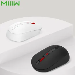 Mice Miiiw Wireless Mute Mouse 800/1200/1600DPI Multispeed DPI Mute Button 2.4GHz Wireless Receiver Silent Mouse