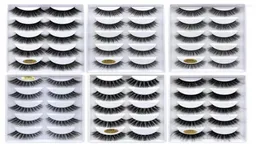 False Eyelashes 3050 Box Mink Whole Natural 3d Lashes Soft Fake Extension Makeup Cilios G800 G806False Gera226116654