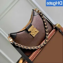 Mode lyxväska designer hobo väska lyx äkta axel läder 29 cm väska crossbody väska delikat knockoff -kedja med varumärke yl23 trumma