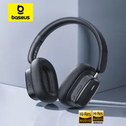 Headphones Baseus Bowie H1i Wireless Headphone Bluetooth 5.3 38db ANC Noise Cancellation HiRes 3D Spatial Audio Over the Ear Headsets 100H