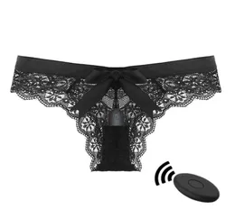 Mutandine vibranti 10 velocità telecomando senza fili vibratore proiettile ricaricabile cinturino sulla biancheria intima per le donne giocattolo sexy7471282