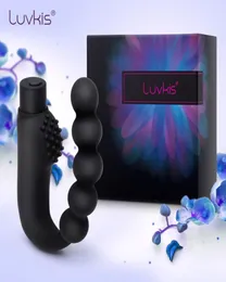 luvkis anal Bead Vibrator assフック男性前立腺マッサージバットプラグ男性用男性製品ゲイカップル刺激cx4240186