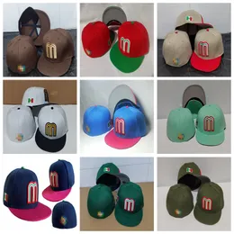 Summer Style Gorra Mexico M Letter Baseball Caps Bone Men Brand High Quality Unisex Hiphop Full Closed Fitted Hats