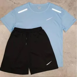 set tech cetter tracksuit shirts shorts duas peças espacial tecnologia lã nocta lã de lã esportiva sportswear grandes tear de pista de atreto rastreio correndo corredores