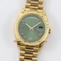 TWS Lüks Erkekler Gold Diamond Dial Sapphire Hareketi Mekanik 2836 Otomatik Erkekler 40 mm su geçirmez izliyor