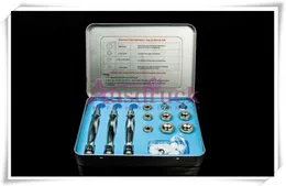 Promotion Diamond Microdermabrasion Dermabrasion stainless steel 9 Tips 3 Wands cotton filter5209176
