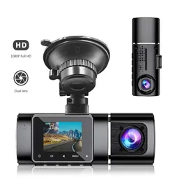 Full HD 15 Polegada Frente e Traseira Do Carro DVR Lente Dupla Loop Gravação Gsensor Mini Câmeras Dash Camera Recorder H190 plus1351444