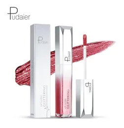 Pudaier Diamond Pearl Lip Gloss Buona consistenza Smalto Tinta per labbra impermeabile a lunga durata Lucidalabbra metallizzato Trucco professionale8556006