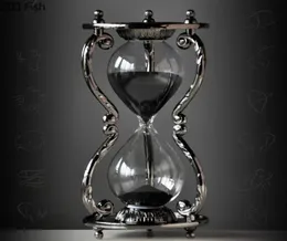 Inne zegary Akcesoria Creative 12 Constellation Metal Hourglass 30 Minute Timer Office Desktop Dekoracja Stopu Home8994295