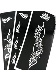 F stencils för panting papper 24pcslot tatuering mall glitter tatuering stencil vattentät 6834 tum f1993922576366