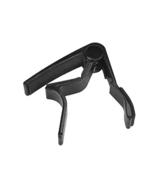 Högkvalitativ ny aluminiumlegering gitarr capo gitarrtillbehör svart2996840