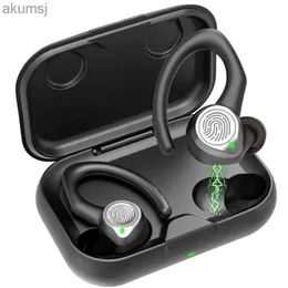 Cell Phone Earphones Bluetooth-compatible Earphone With Microphone Wireless Headphone Sport Waterproof Headset HiFi Bass Stereo Earbuds Touch Control YQ240304