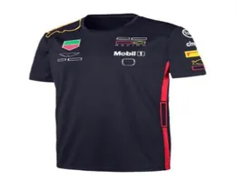 T-shirt da uomo F1 Team Maglietta a maniche corte Poliestere Ad asciugatura rapida Maglia da discesa per auto Lo stesso stile Personalizzato3503600 M12u 5fwu