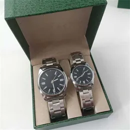 12 % RABATT auf die Uhr, Herren-Damen-Automatikwerk, 36 41 mm, 904L-Edelstahl, Gleitschnalle, leuchtende, wasserdichte Paar-Armbanduhr, Tag- und Datumsanzeige, 007