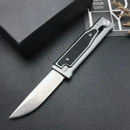Nuovo coltello pieghevole tattico con apertura assistita esterna D2 Lama T6 in alluminio intarsiato con impugnatura G10 Autodifesa Caccia Sopravvivenza EDC