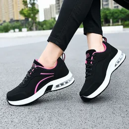 Moda Homens Mulheres Atlético Running Shoes Conforto Pretos Branco Cinza Vermelho Verde Roxo Bege Marrom Azul Amarelo Laranja Mens Mulheres Treinadores Esportes Sapatilhas GAI