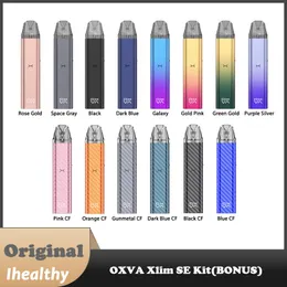 Kit OXVA Xlim SE (BÔNUS) 25W 900mAh Compatível com 2ml Xlim V2 Pod Resistente a vazamentos Enchimento lateral de fluxo de ar ajustável