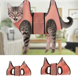 Dog Apparel Cat Holder For Grooming Nail Cutting Kit Trimming Restraint Bag Pet Beauty Hammock Hanging Supplies