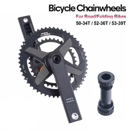 22 Speed ​​Road Bike Chain Wheels Set 170mm Crank GXP Aluminium Alloy Racing Cycle Cranksets 50-34T/52-36T/53-39T