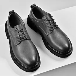 Dress Shoes WAERTA Luxury Cow Leather Men's High Quality Outdoor Work Business Italian Designer Casual Oxford Formal Men