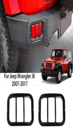 Rear Fog Lampshade Tail Light Cover Decoration Cover For Jeep Wrangler JK 20072017 Auto Exterior Accessories2412041
