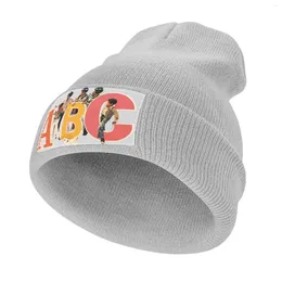 Berets A.B.C - Cover Knitted Hat Hip Hop Anime Woman Cap Men's