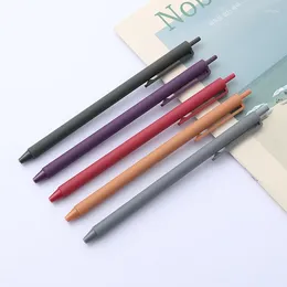 15pcs Chinese Style Retro Color Gel Pen 0.5mm Press Stationery For School Supplies