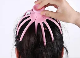 Head massager octopus scalp massager scratching claw nonartifact soul extraction extractor pinkblue5057806