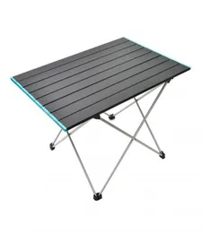 Portable Folding Camping Table Outdoor Dinner Desk Home Barbecue Picnic Ultra Light Aluminum Alloy Traveling Tables 2205049043634