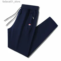 Men's Pants 2023 Casual pants mens fitness sportswear bottom tight fitting sportswear cotton Trousers gym jogging pants mens jogging pants Q240305