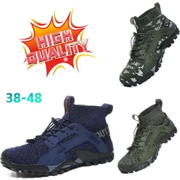 Sapatos esportivos venda quente dos homens trail run montanha respiração caminhadas trekking formadores arco sapatos resistentes gai preto conforto