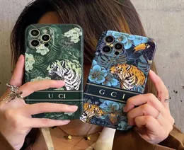 Tiger Forest Luxus-Designer-Handyhüllen für iPhone 12 13 14 Pro Max 7 8 Plus Classic Letter Top-Marke stoßfeste Telefone Ca8558675