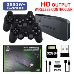 Consoles Retro Video Game Console 2.4G Wireless Console Game Stick 4k Builtin 15000 Games Portable Dendy Game Console for TV