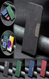Magnetic Folio Phone Cover for Samsung A53 A33 A22 5G A32 A42 A12 A72 A52 A52S M52 M32 A13 A03S A02 A21S A31 Multiple Card Slots L4259898