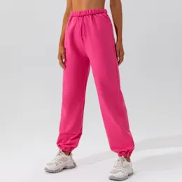 AO-88 Loose waistband sports pants for women dance casual pants fitness yoga straight leg pants for women