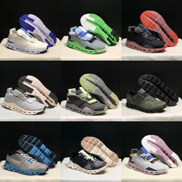 مصمم أحذية الرجال يركضون أحذية Cloudnova للنساء السحابة الوحش السحب الكسوف الكركم الحديد الحديد Hay Lumos Black Trainer Sneaker Sneaker Sneakers منصة أزياء