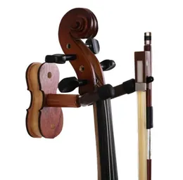 Violin hanger home and studio hanger violin or viola violin special wall hanger hardwood manufacturing rosewood1548321