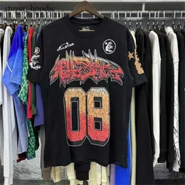 Hellstar Shirt Mens T-shirts Short Sleeve Tee Designer Men Women High Quality Streetwear Hip Hop Fashion T Shirt Hell Star Hellstar Short 4627