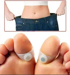 Sjukvård Slim Patches Fötter Care Easy Massage Slimming Silicone Foot Massage Magnetic Toe Ring7056779