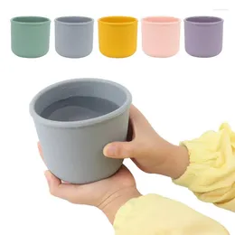 Louça de silicone lancheira com tampa redonda mais nítida bento cozinha armazenamento microondas salada de frutas frescas