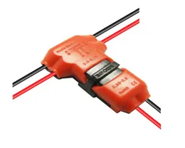 5pcspackage Wire Joint Quick Splice Connector with No Wirestripping Main Cable 2218 AWG Branch 2220AWG4568704