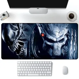 PADS PREDATOR WARRIOR MOUSE PAD Large Gaming MousePad PC Gamer XXL Computer Office Mouse Mase Keyboard Mat Desk Pad Laptop Mausepad