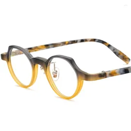 Sunglasses Cubojue Multi-color Patchwork Reading Glasses Men Women Cat Eye Plate Eyeglasses Frame Male Matte Spectacles For Optical