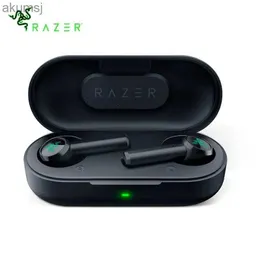 휴대폰 이어폰 Razer Hammerhead True Wireless Headphone WIHT MIC MUSIC BLUETOOTH EARPHONE E-SPORTS 방수 모바일 게임 TWS 스포츠 헤드셋 YQ240304