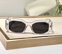 Kristal Gri Squared Güneş Gözlüğü 424 Kadın Erkek Yaz Sunnies Sonnenbrille Moda Gölgeleri UV400 Gözlük UNISEX