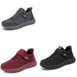 Våren nedströms Hot Sale Data Solid Color Casual och Versatile Athleisure Shoes Velcro Bekvämt par som går 55555