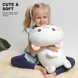 Bonito gatinho brinquedo de pelúcia animal de estimação macio dos desenhos animados gato travesseiro 240223