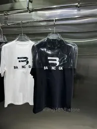 France BB Mens T-koszulki Modka Modna T-shirt Najwyższa jakość Bawełniane TESE Casual Tees Luksusowy rękaw Luksusowy projektant Hip Hop Paris Cotton T Shirts Stereoskopowe logo